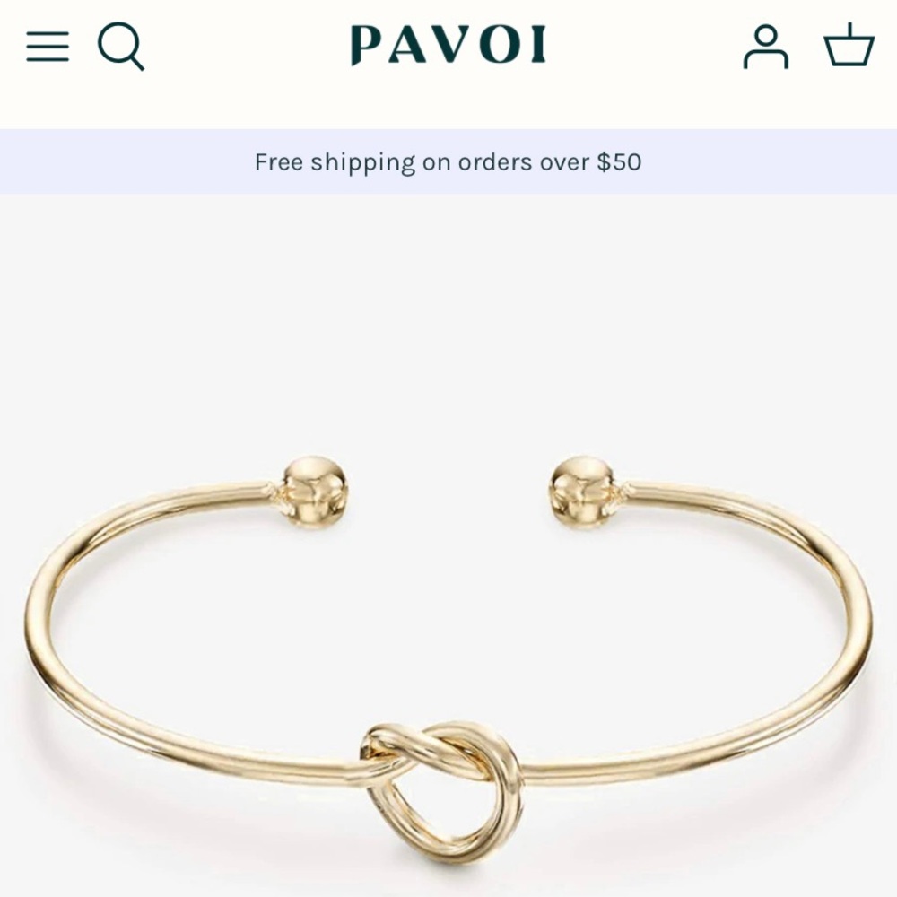 LOVE KNOT BANGLE - NEW!